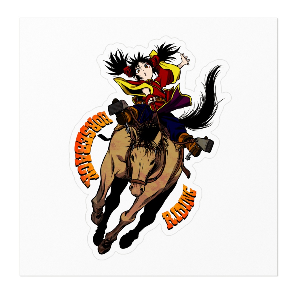 ステッカー ミンチャオロデオ正面