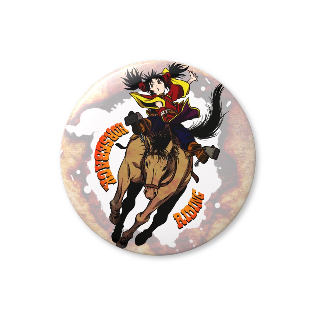 缶バッジ ミンチャオロデオ正面