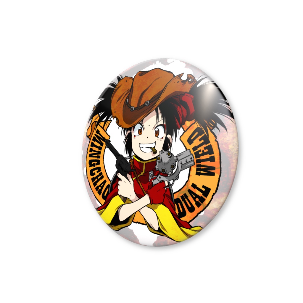 缶バッジ ミンチャオ二丁拳銃