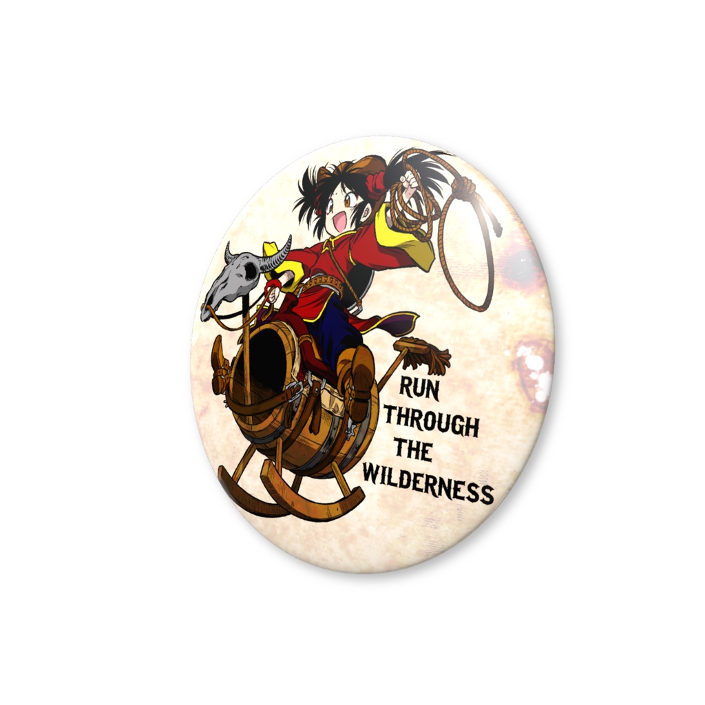 缶バッジ ミンチャオ樽馬