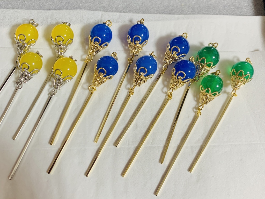 【メフィスト】杖モチーフ耳飾り