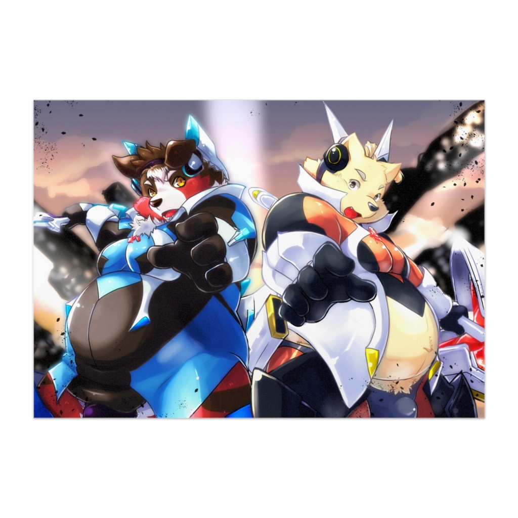 【戦闘服ver.】一幡幸音×煙焔紅蓮丸 　ポスター各種