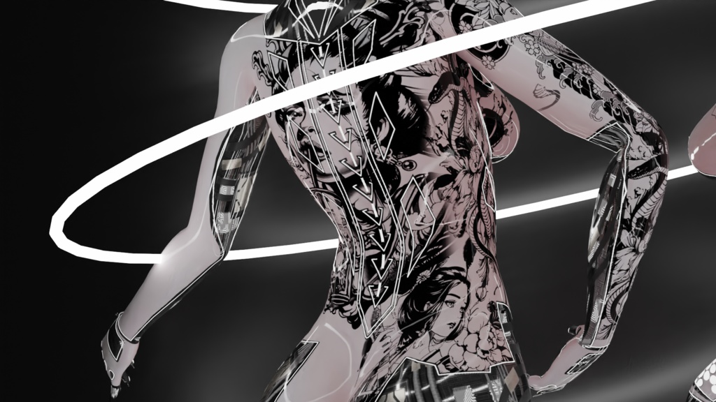 Cyber Android base texture (Vrchat)