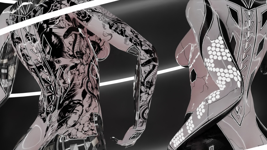 Cyber Android base texture (Vrchat)