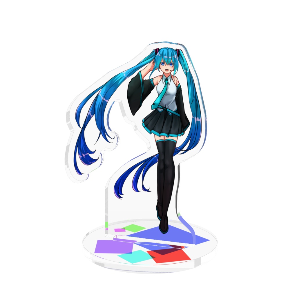 初音ミク　全身アクリルフィギュア