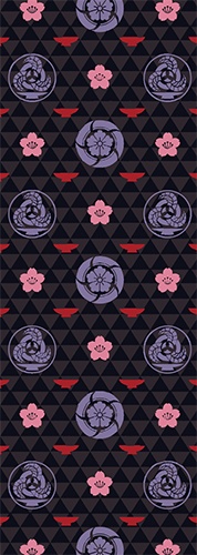 藤にホトトギス