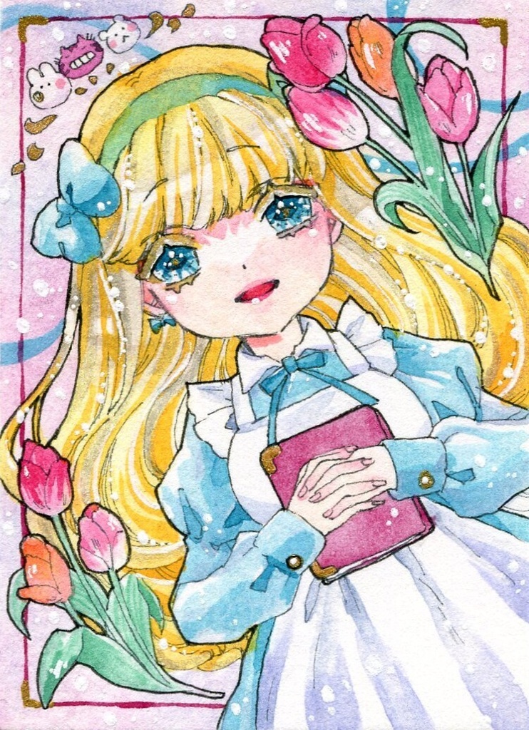 創作 手描きイラスト Alice 
