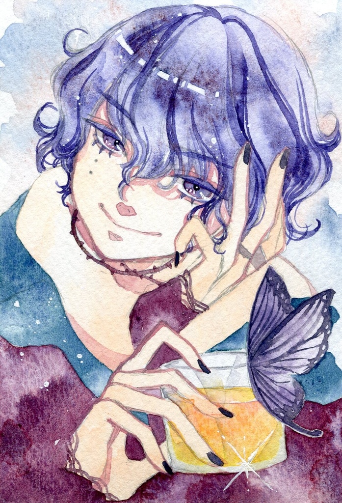 黒揚羽くん ハガキサイズ