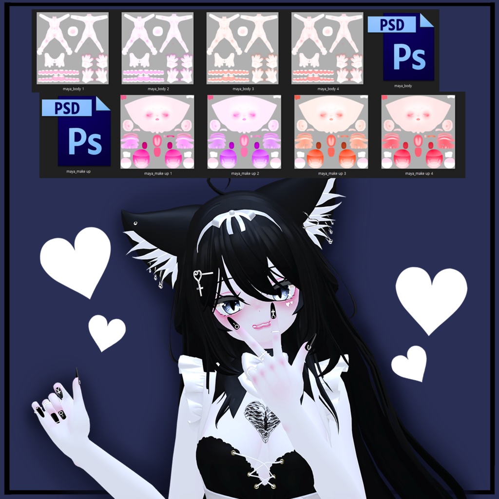 ‖ 舞夜 - Maya - 마야 ‖ メイクアップ ⁝ Make up ⁝ Body Make up ⁝ 메이크업