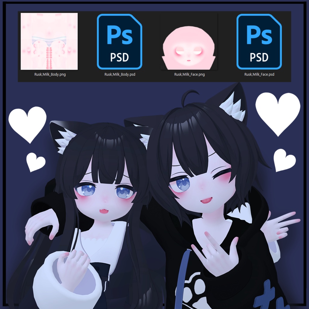 ‖ ラスク, ミルク - Rusk, Milk - 러스크, 밀크 ‖ メイクアップ ⁝ Make up ⁝ Body Make up ⁝ 메이크업