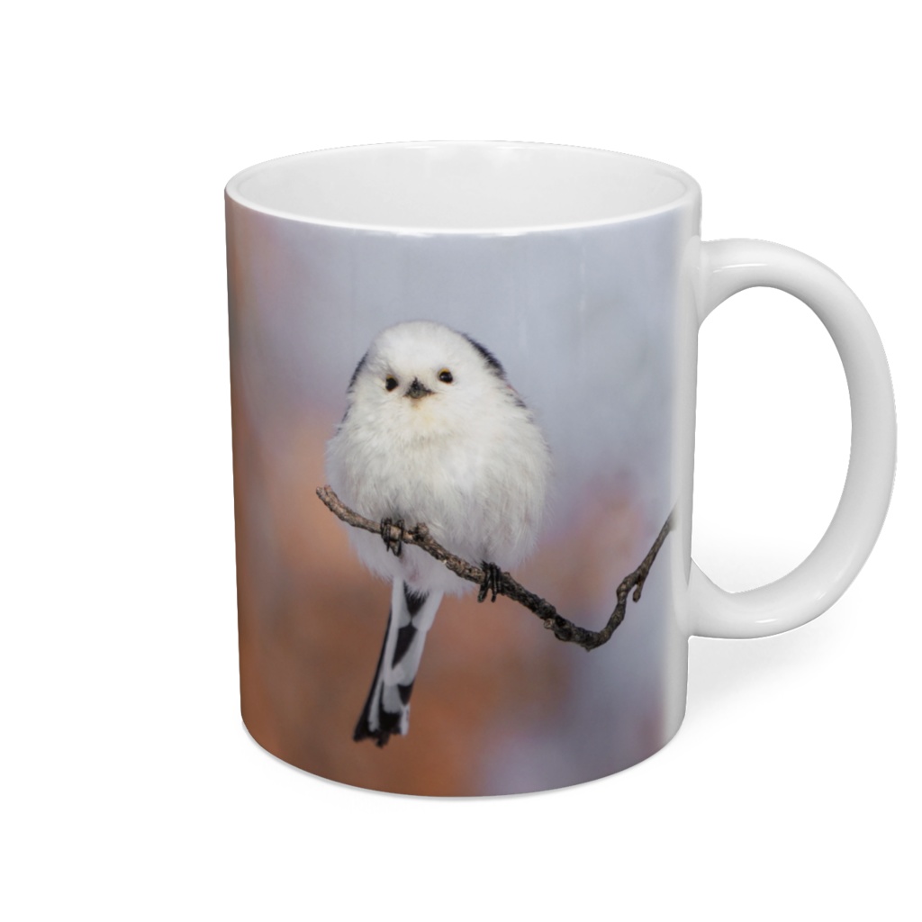 シマエナガのマグカップ（type 01）