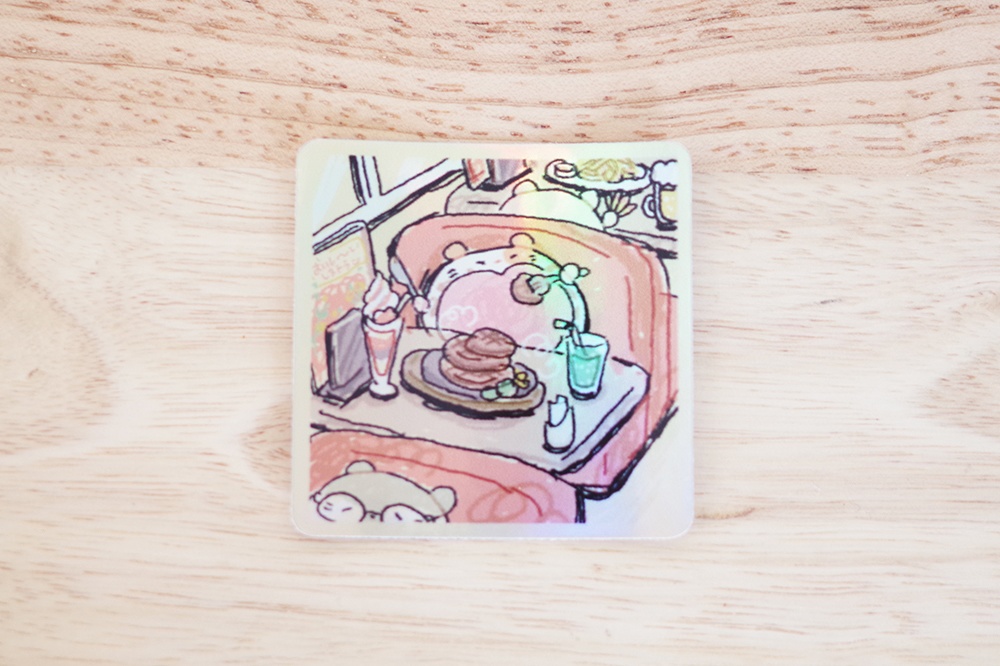 スーパーレアシール【ぱくぱくハムハム】