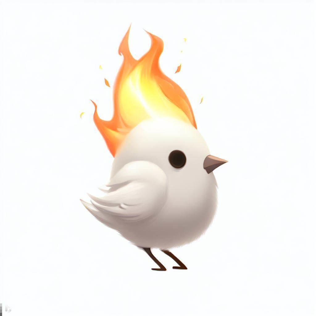 文鳥（炎属性）画像