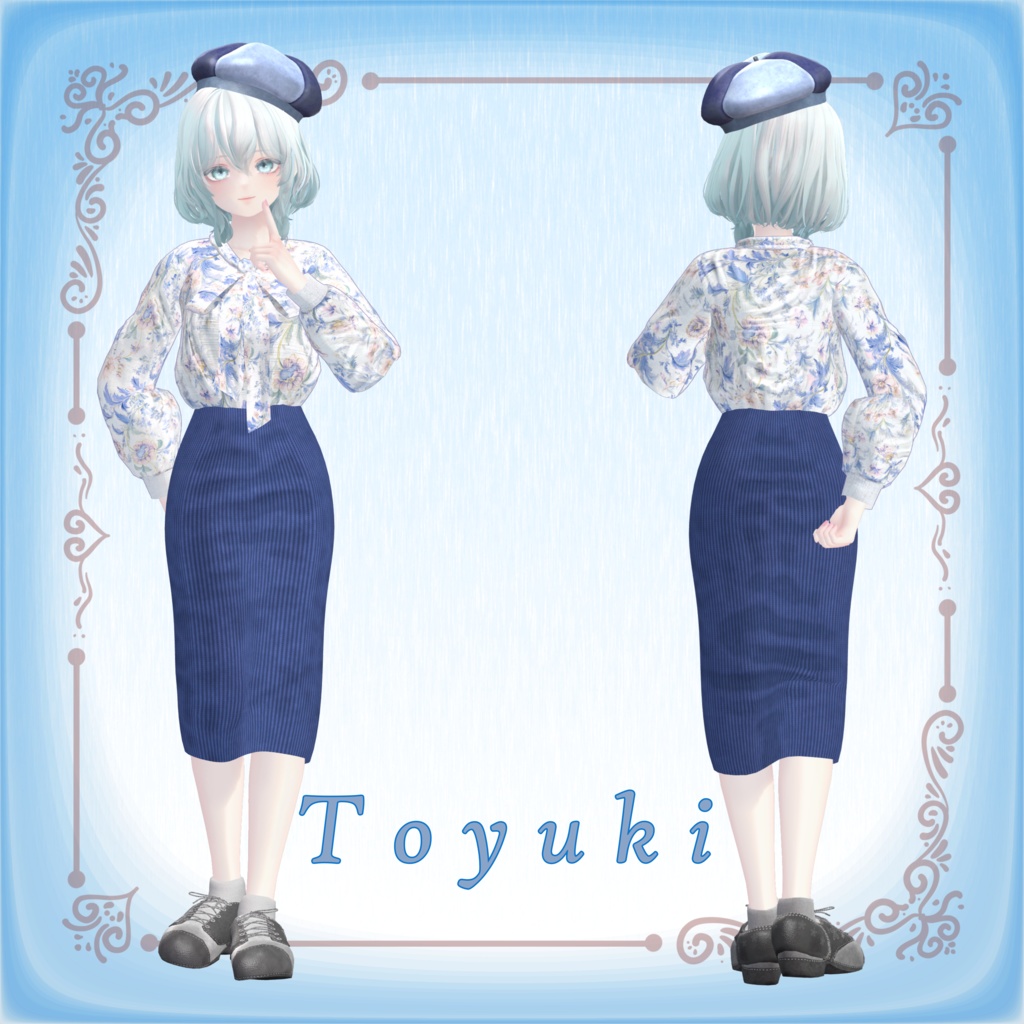 【25アバター対応】Antique Flower