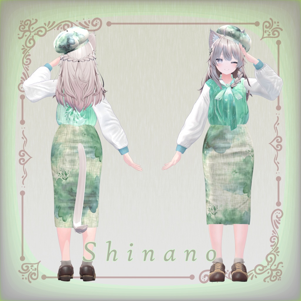 【25アバター対応】Antique Flower