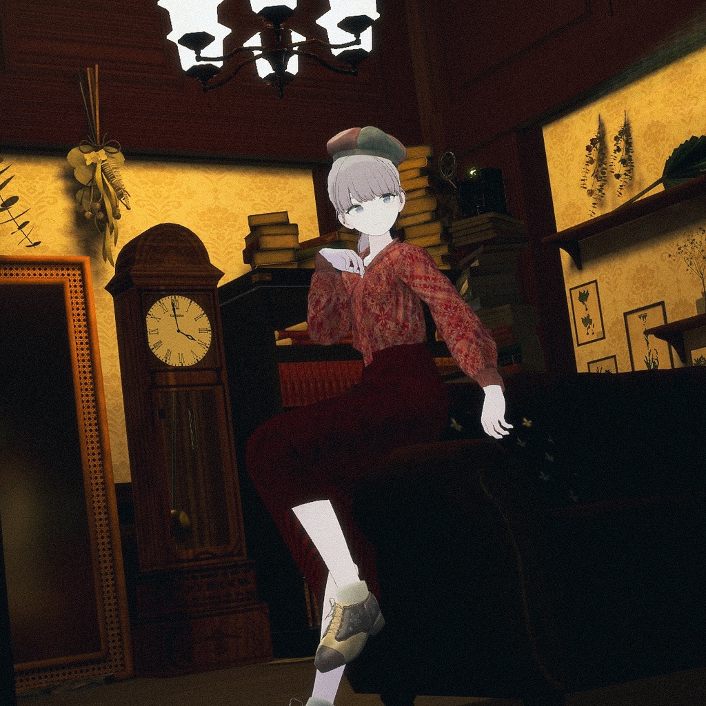 【25アバター対応】Antique Flower