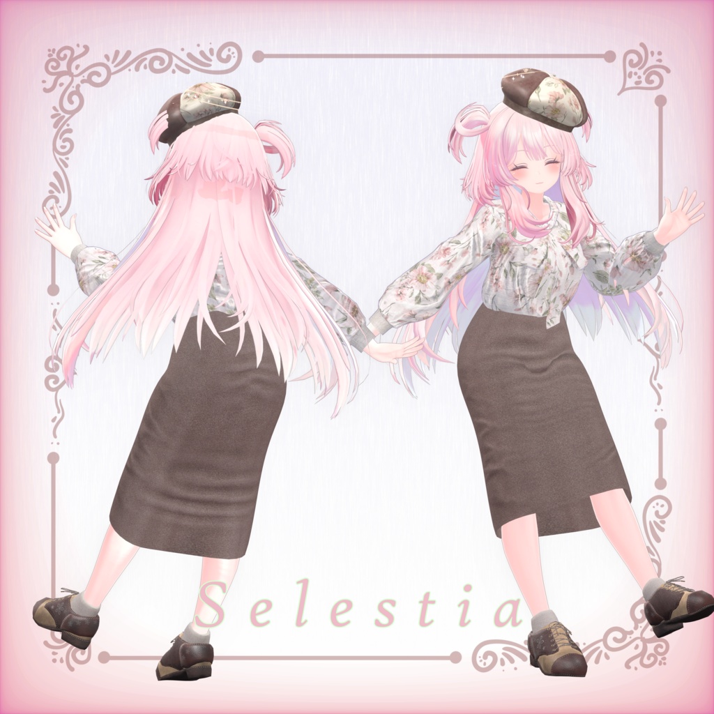 【25アバター対応】Antique Flower