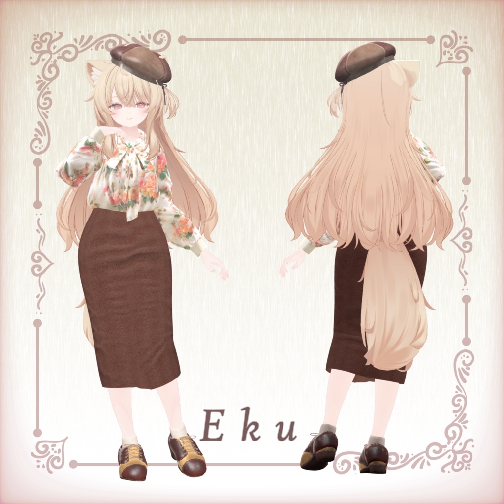 【25アバター対応】Antique Flower