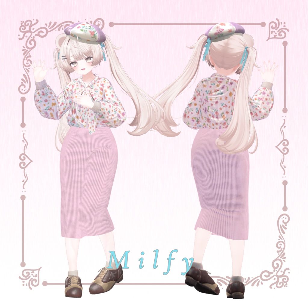 【25アバター対応】Antique Flower