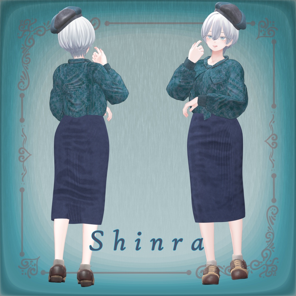 【25アバター対応】Antique Flower