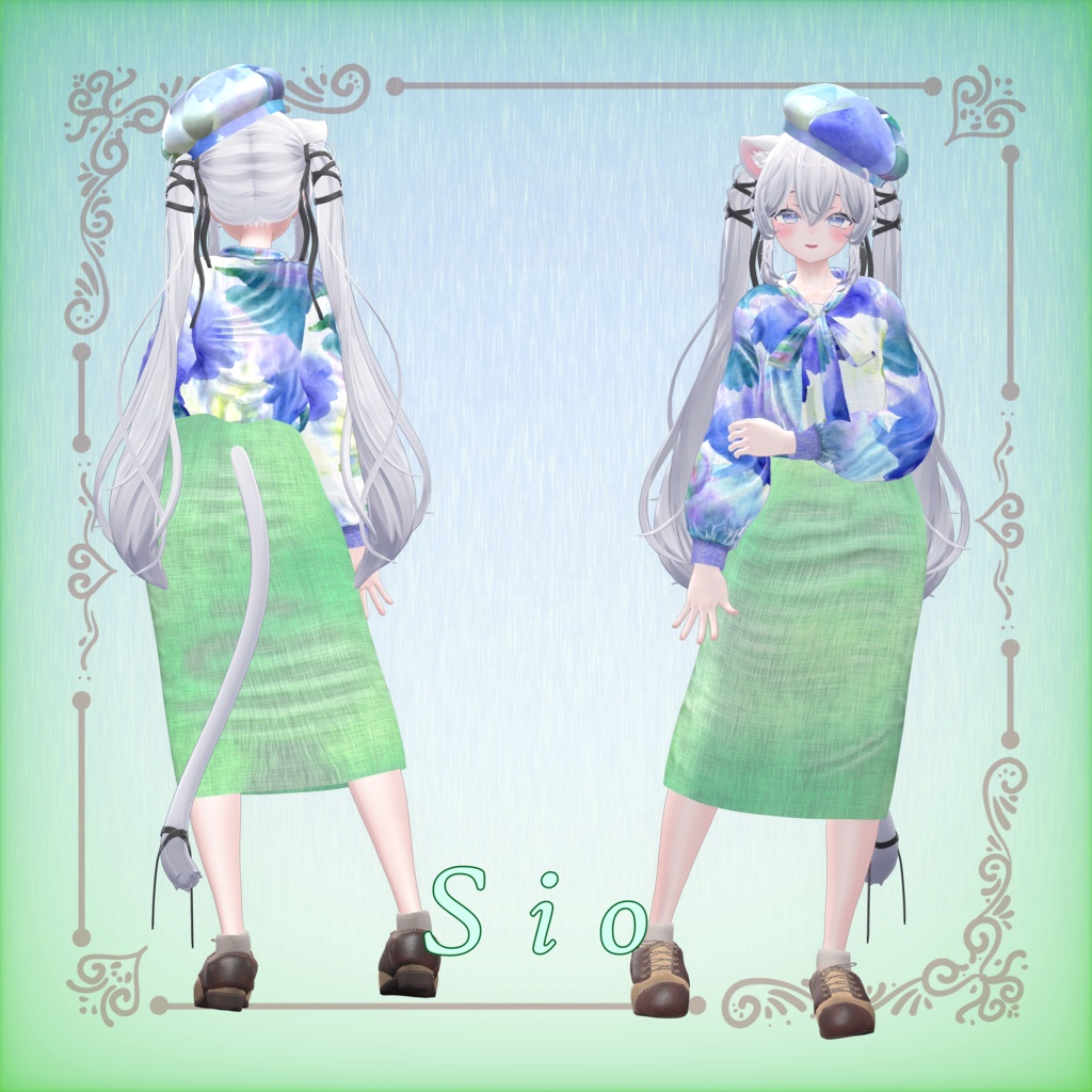 【25アバター対応】Antique Flower