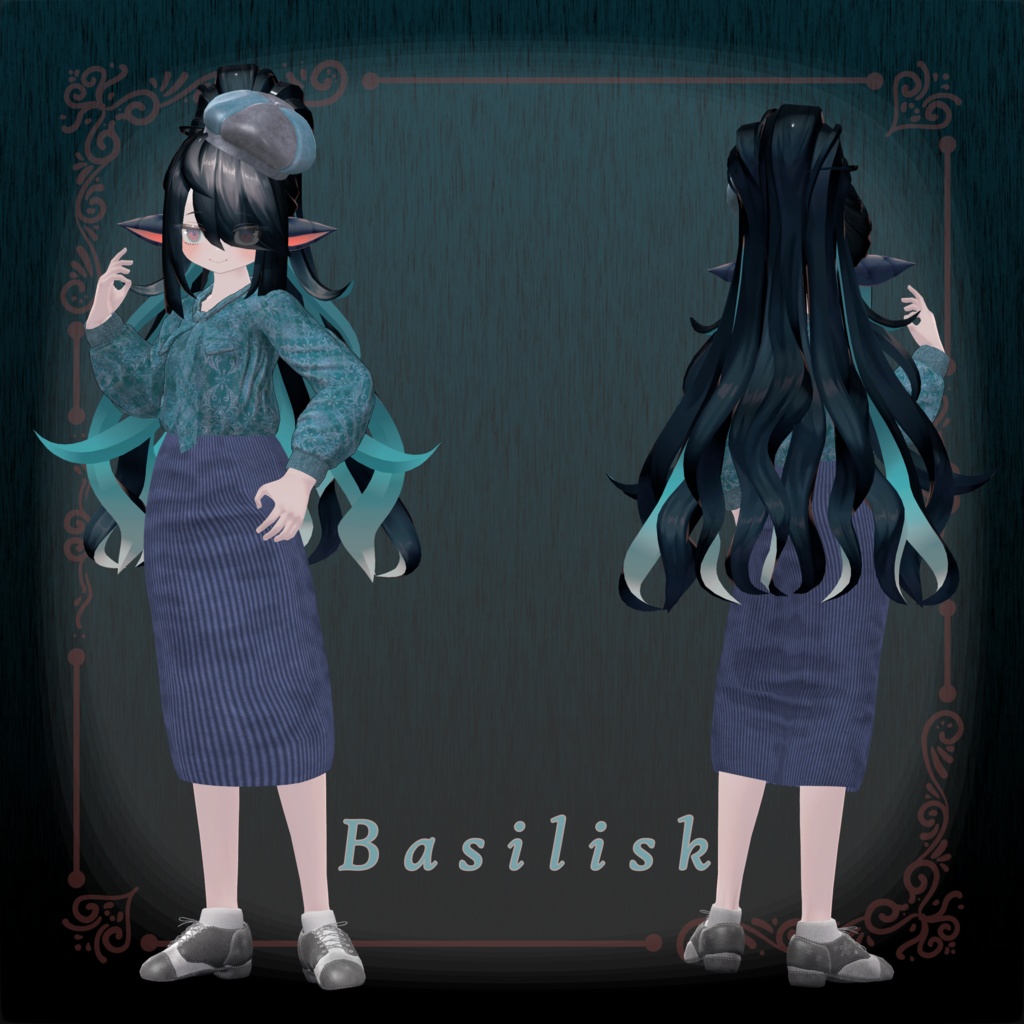 【25アバター対応】Antique Flower