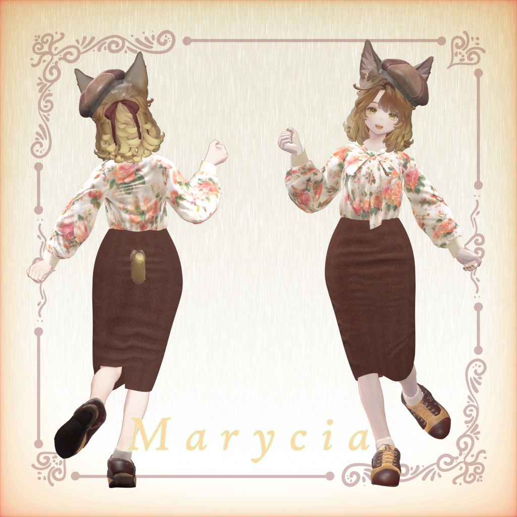 【25アバター対応】Antique Flower