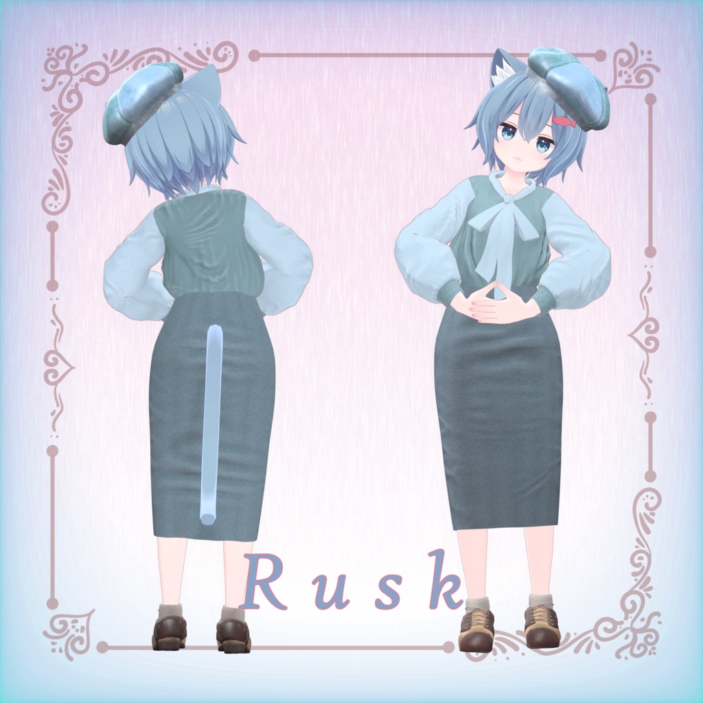 【25アバター対応】Antique Flower