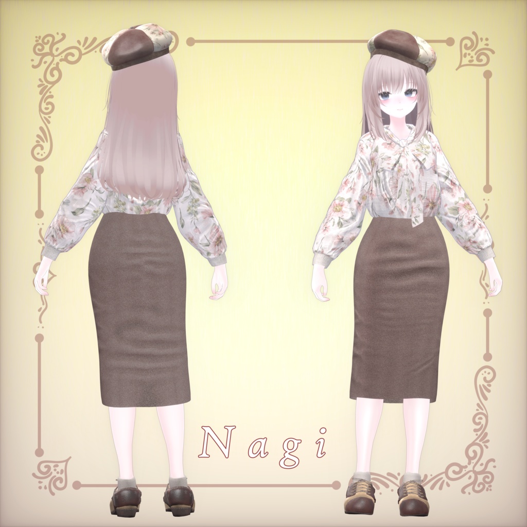 【25アバター対応】Antique Flower