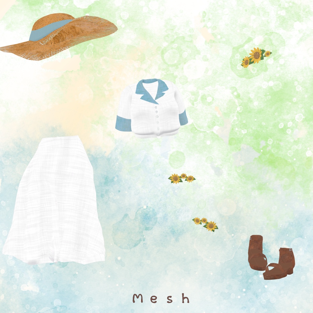 【30アバター対応】レトロガールワンピース