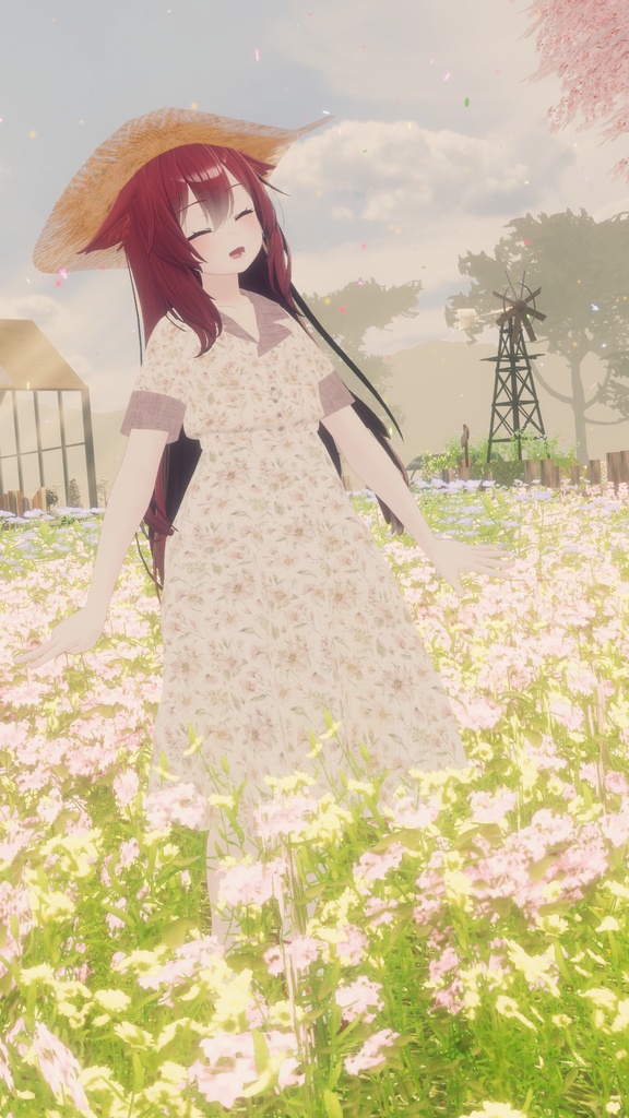 【30アバター対応】レトロガールワンピース