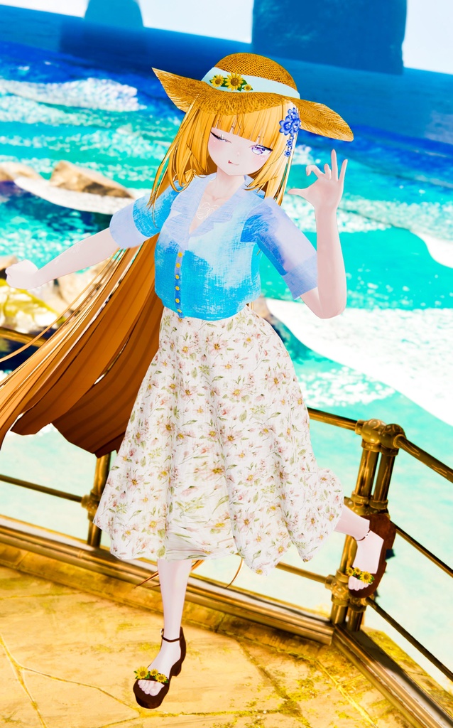 【30アバター対応】レトロガールワンピース