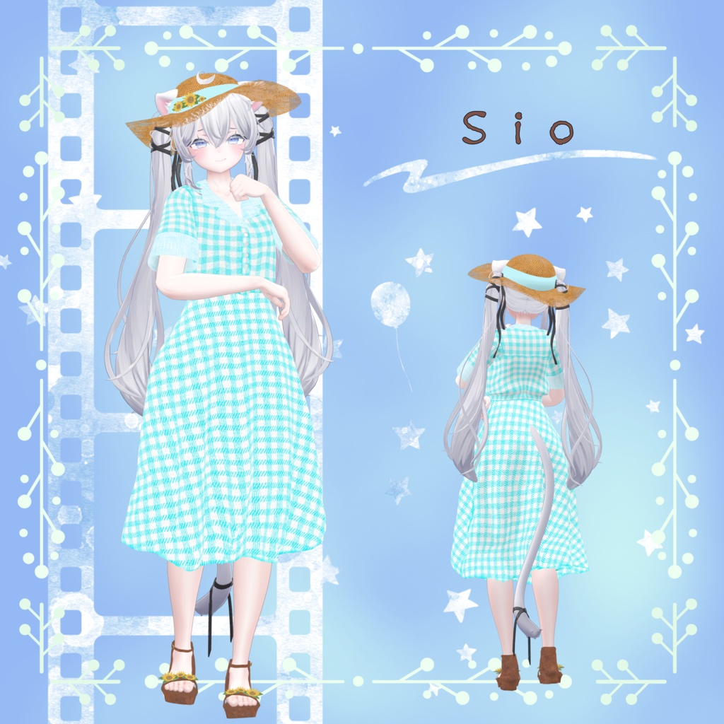 【30アバター対応】レトロガールワンピース