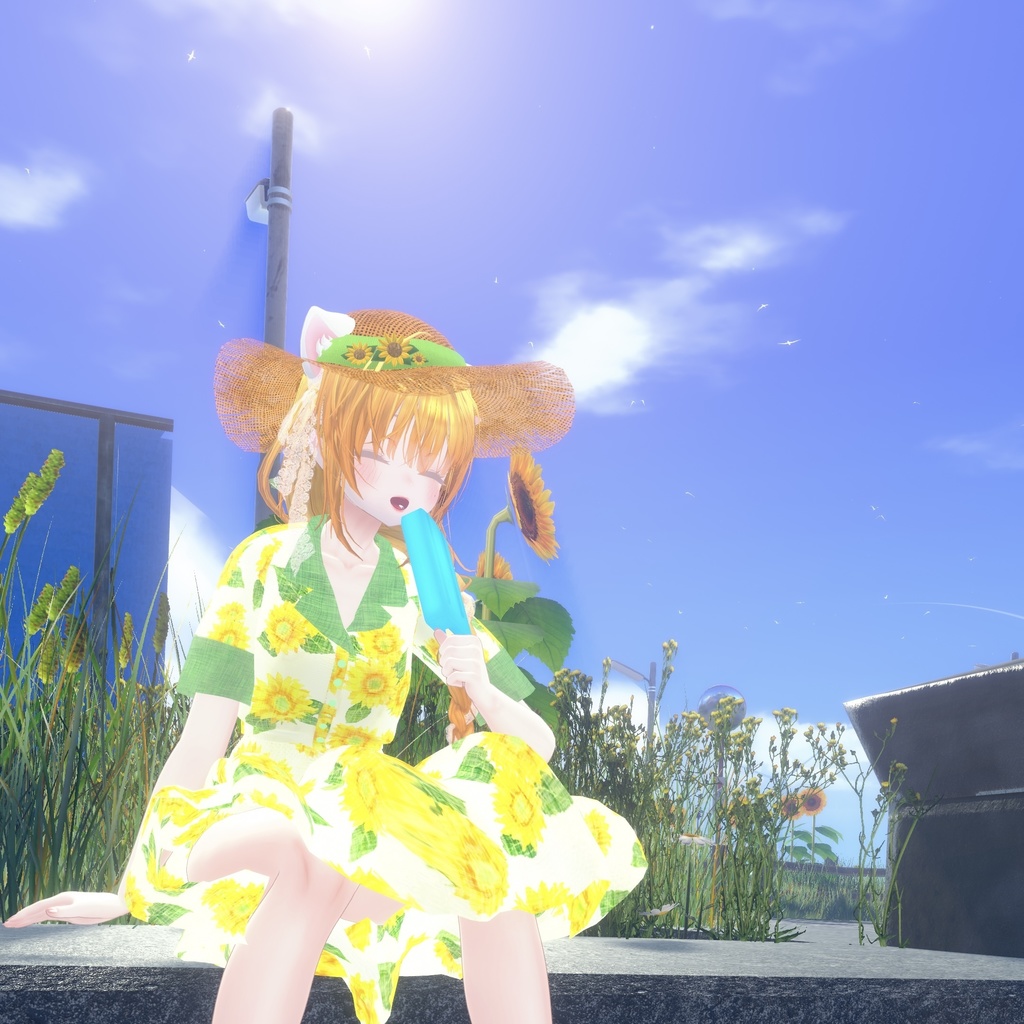 【30アバター対応】レトロガールワンピース