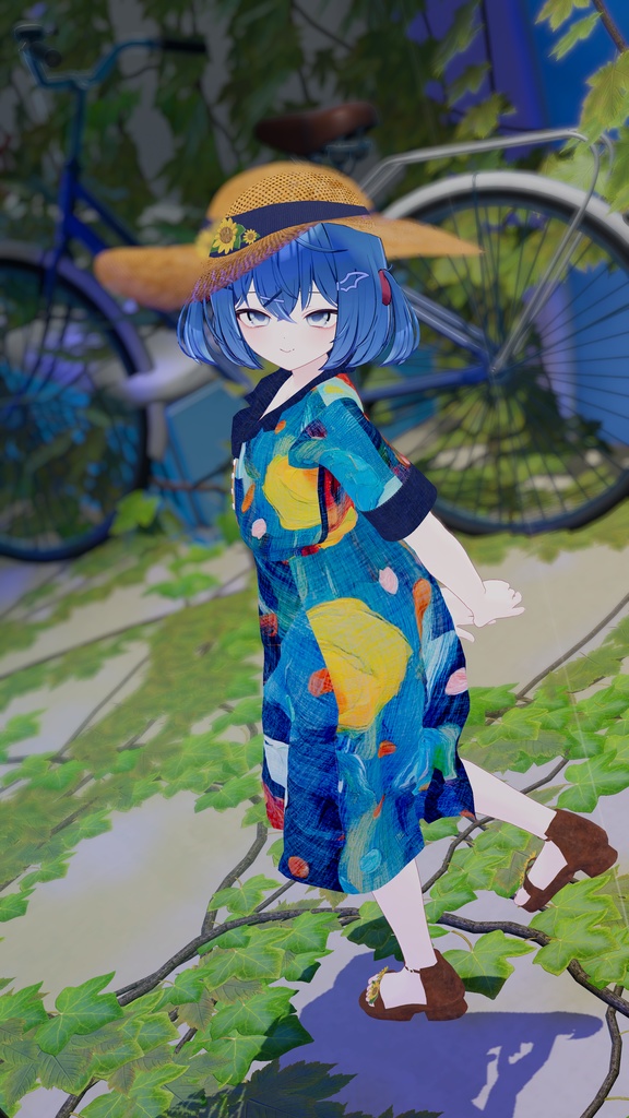 【30アバター対応】レトロガールワンピース