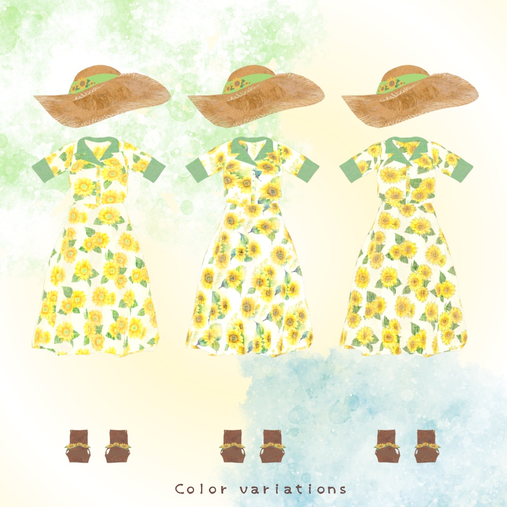 【30アバター対応】レトロガールワンピース