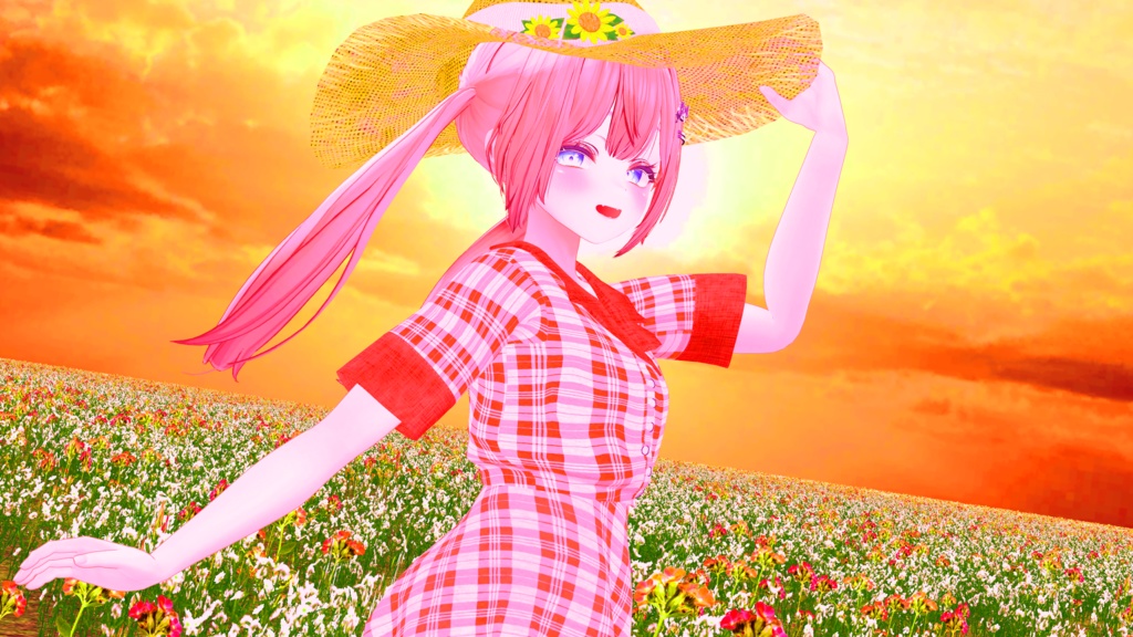 【30アバター対応】レトロガールワンピース