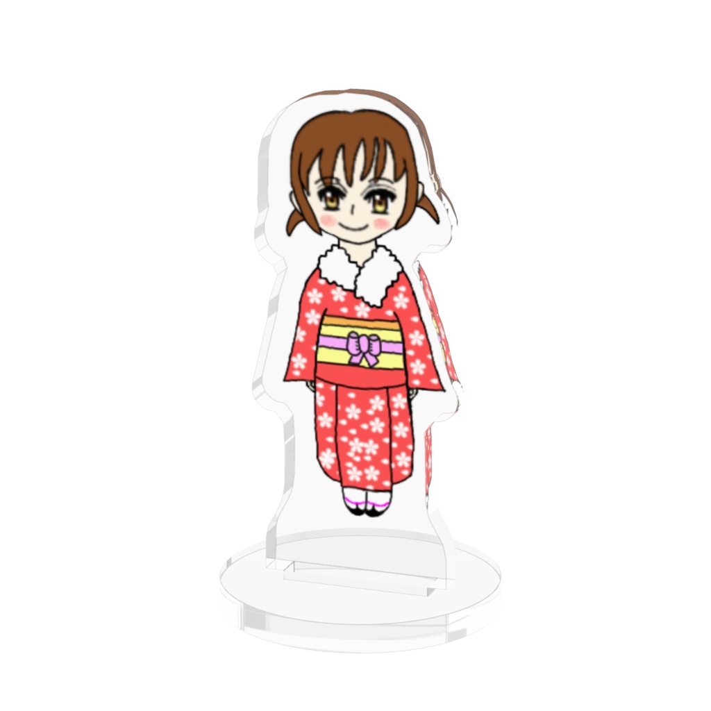 ばれんの振袖アクリルフィギュア