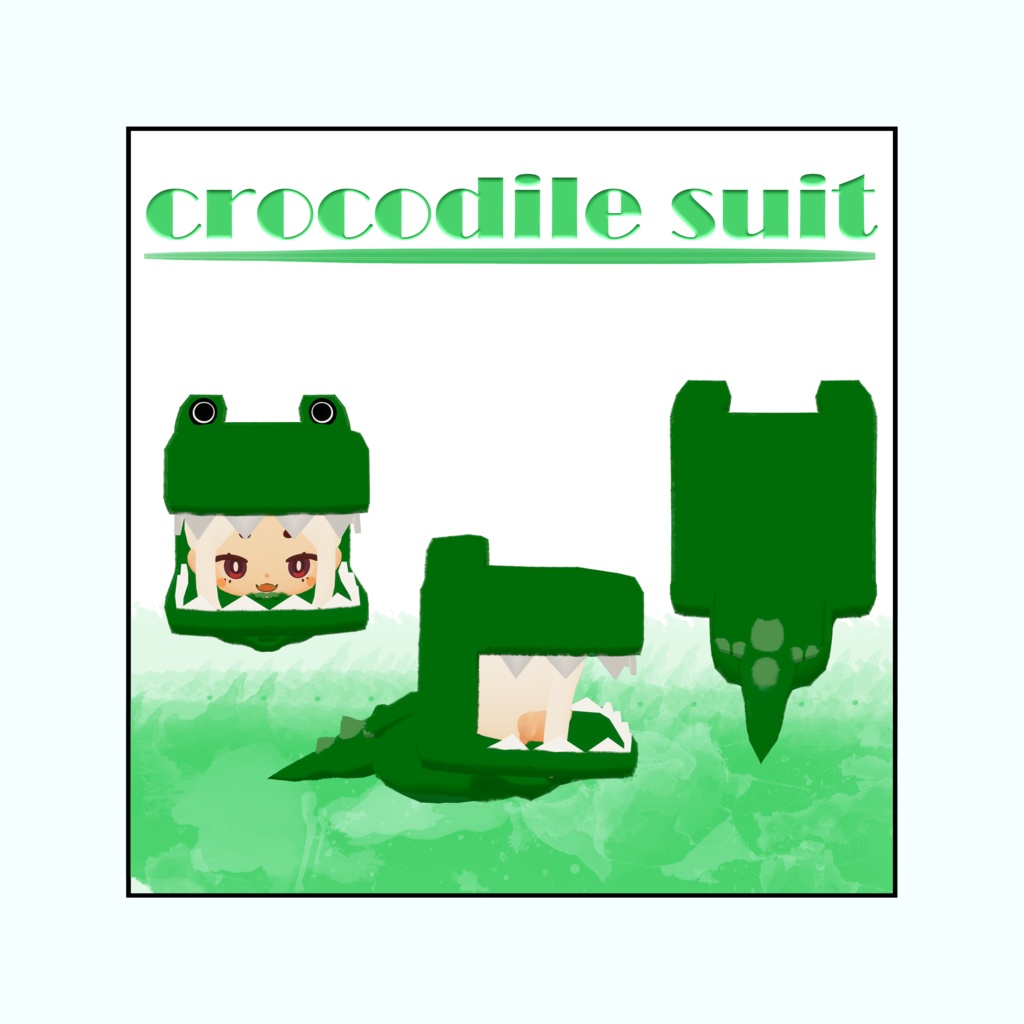 【ちまこぞく専用】crocodile suit(クロコダイルセット)