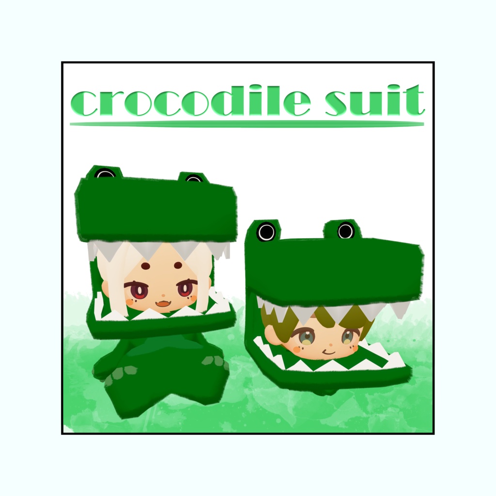 【ちまこぞく専用】crocodile suit(クロコダイルセット)