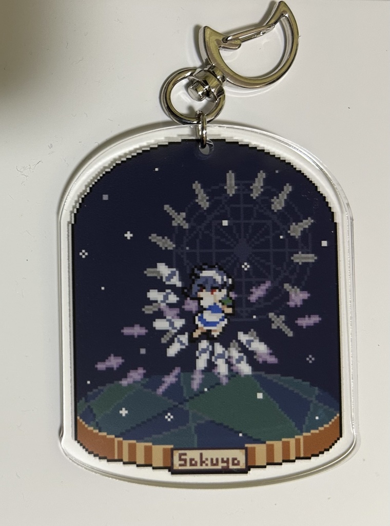 ドットヴィネットアクキー 十六夜咲夜