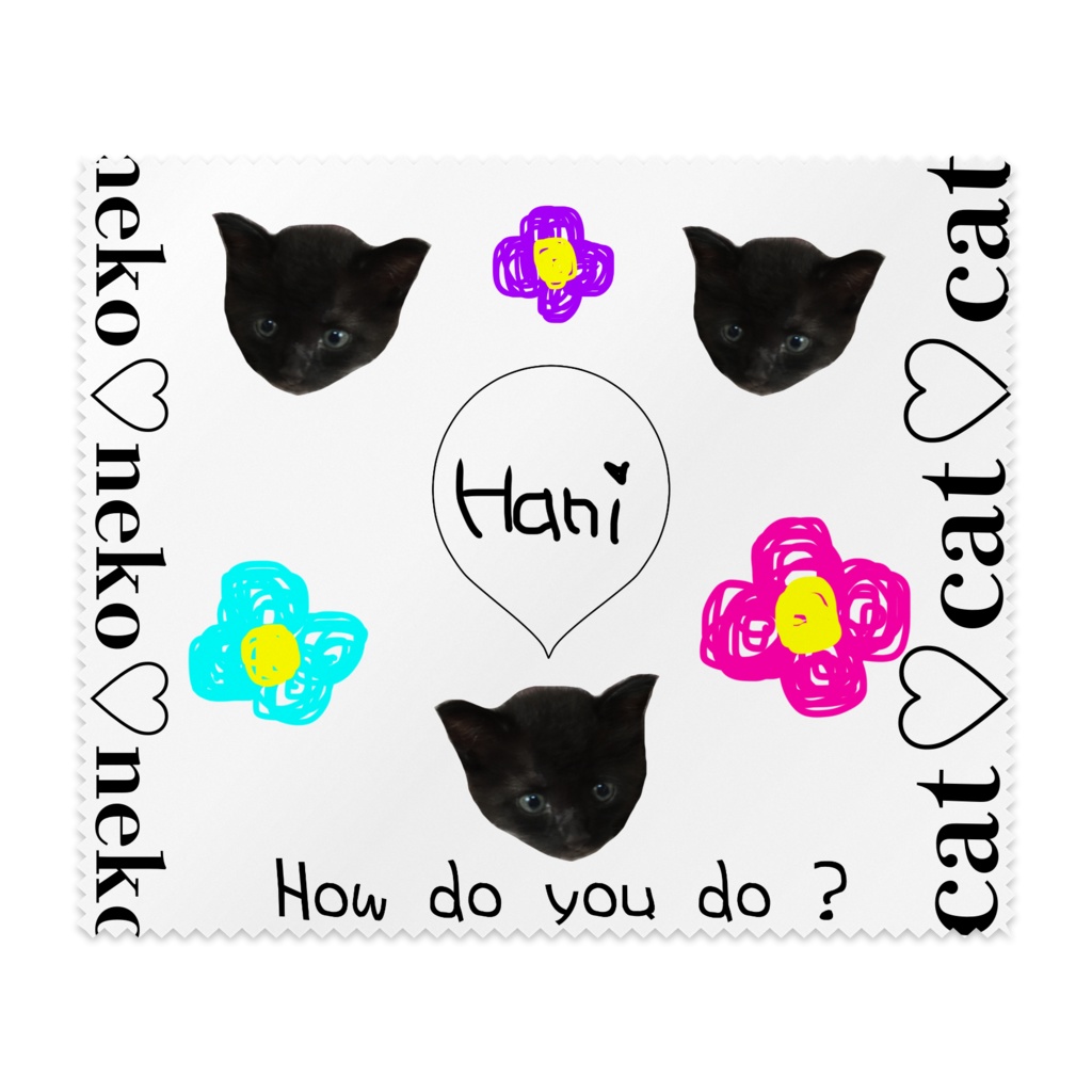 nekoはにcatメガネ拭き
