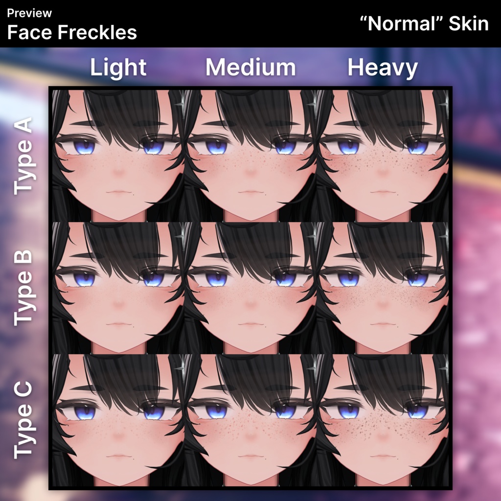 「ウルキ・Uruki」そばかす / Freckles (Face & Body)