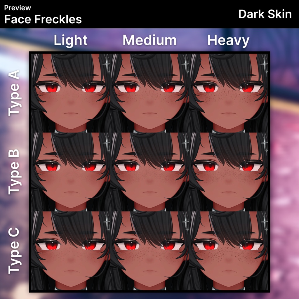 「ウルキ・Uruki」そばかす / Freckles (Face & Body)