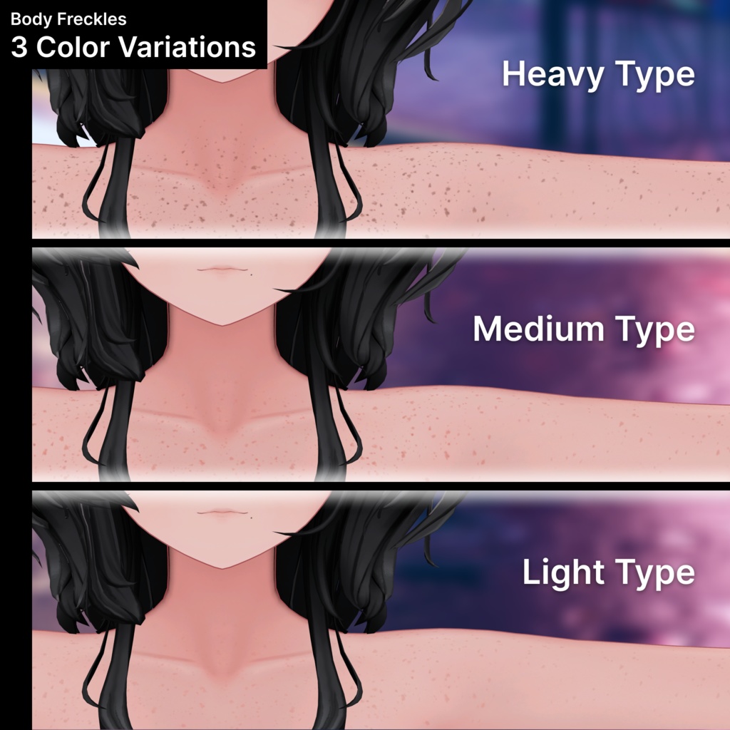 「ウルキ・Uruki」そばかす / Freckles (Face & Body)