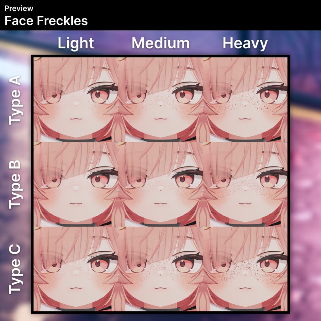 「イチゴ・Ichigo」そばかす / Freckles (Face & Body)