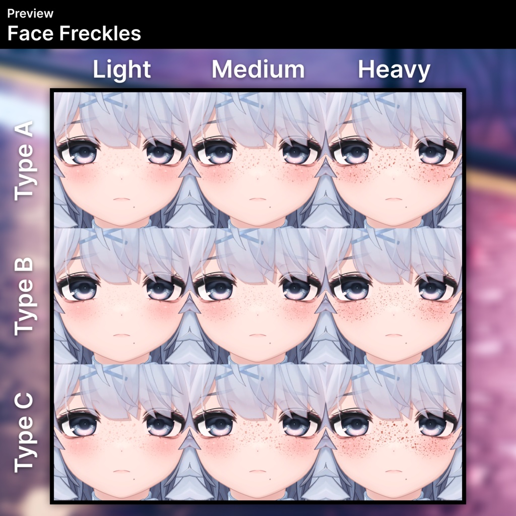 「クマリ・Kumaly」そばかす / Freckles (Face & Body)