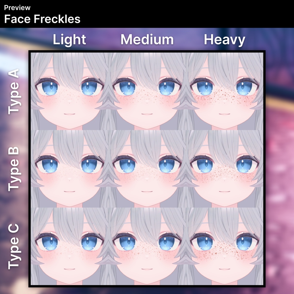 「ライム・Lime」そばかす / Freckles (Face & Body)