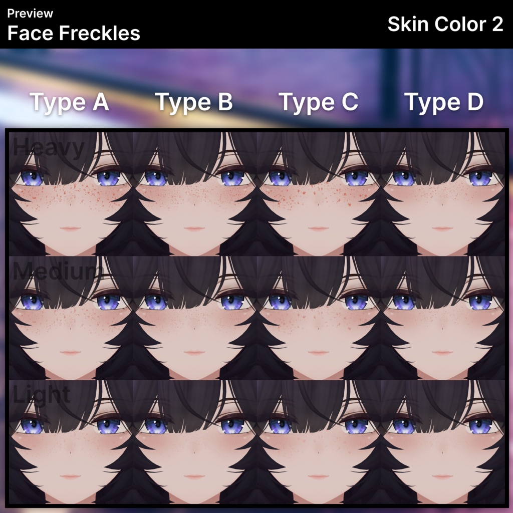 「黑见・Kuroki」そばかす / Freckles (Face & Body)