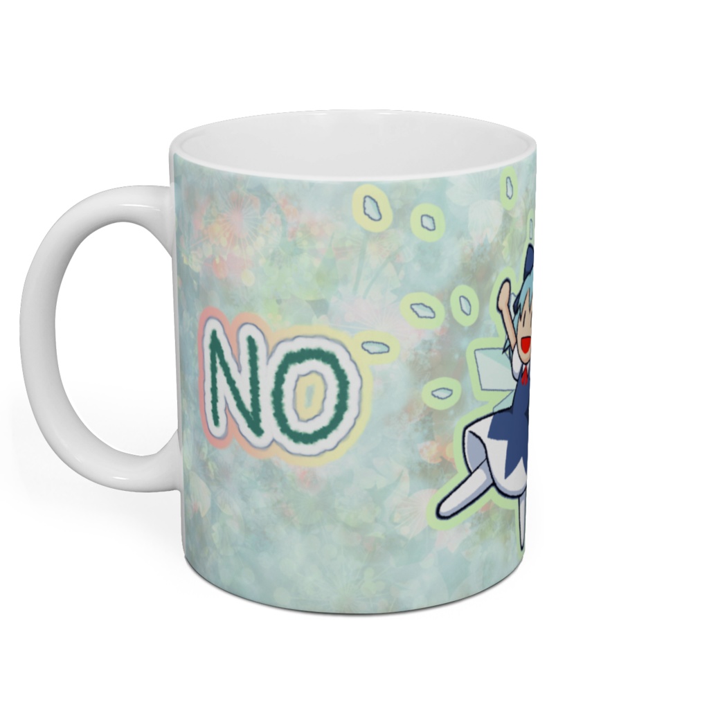 虹龍洞アビリティカード絵風チルノマグカップ